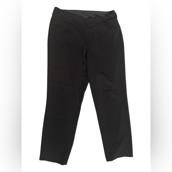 Investments II Black Slim Fit Trousers - Size 16W - Picture 1 of 5